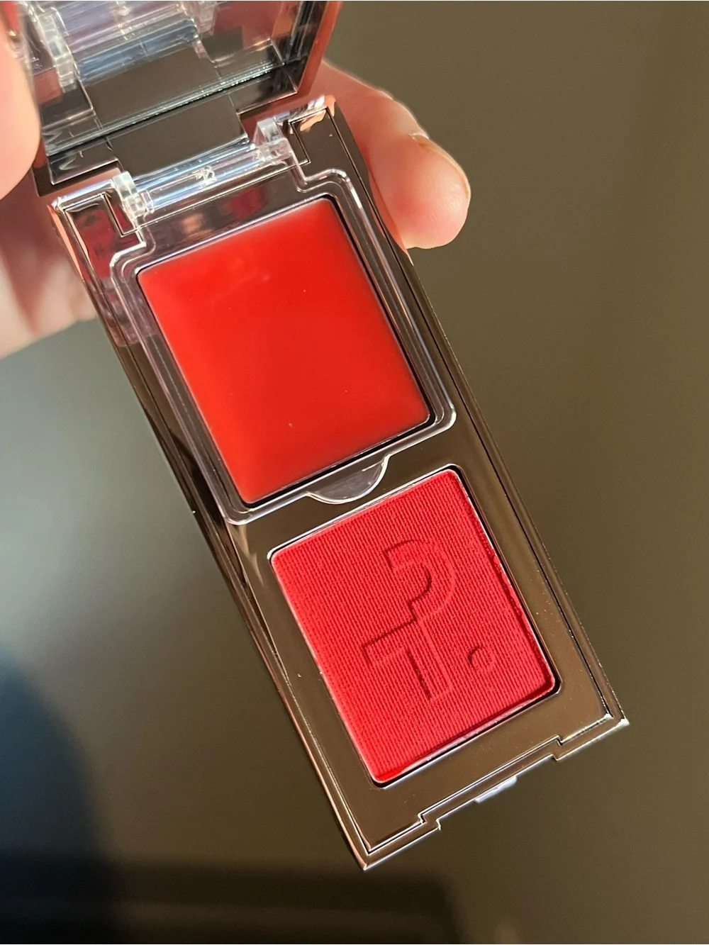 Patrick Ta Double-Take Creme & Powder Blush Duo — She Left Me on Red